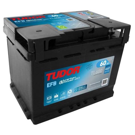 batteria tudor 60ah efb tl600|TUDOR TL600 60AH 640A EFB STAR&STOP BATTERY .